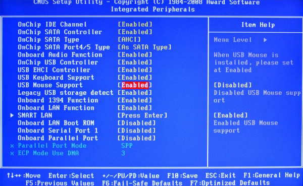 Что такое USB Legacy в BIOS